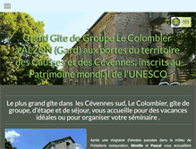 Tablet Screenshot of gite-le-colombier.com